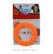 Super Dog Dog Toy Round Rubber Ring Medium Orange